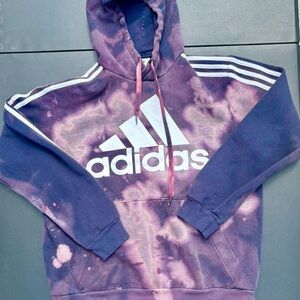 Adidas Bleached and HAND DYED Sweatshirt (bundle with pants for 20% off!)